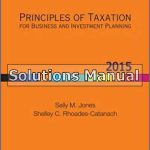 Principles of Taxation for Business and Investment Planning 2015 18th Edition Jones Solutions Manual