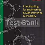 Print Reading for Engineering and Manufacturing Technology 3rd Edition Madsen Test Bank
