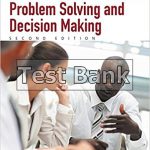 Problem Solving and Decision Making Illustrated Course Guides 2nd Edition Butterfield Test Bank