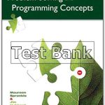Problem Solving and Programming Concepts 9th Edition Sprankle Test Bank