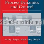 Process Dynamics and Control 4th Edition Seborg Solutions Manual