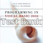 Programming In Visual Basic 2010 1st Edition Bradley Test Bank
