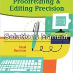 Proofreading and Editing Precision 6th Edition Pagel Solutions Manual