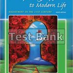 Psychology Applied to Modern Life Adjustment in the 21st Century 9th Edition Weiten Test Bank