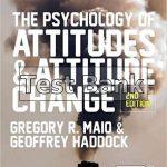 Psychology of Attitudes and Attitude Change 2nd Edition Maio Test Bank