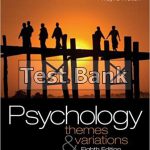 Psychology Themes and Variations 8th Edition Weiten Test Bank
