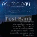 Psychology Themes and Variations Canadian 4th Edition Weiten Test Bank