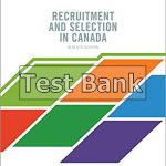 Recruitment and Selection in Canada 7th Edition Catano Test Bank