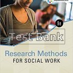 Research Methods for Social Work 9th Edition Rubin Test Bank