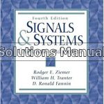 Signals and Systems Continuous and Discrete 4th Edition Ziemer Solutions Manual