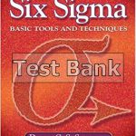 Six Sigma Basic Tools and Techniques NetEffect 1st Edition Summers Test Bank