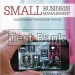 Small Business Management Launching and Growing Canadian 6th Edition Longenecker Test Bank