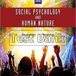 Social Psychology and Human Nature Comprehensive Edition 4th Edition Baumeister Test Bank