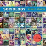 Sociology 13th Edition Schaefer Test Bank