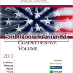 South Western Federal Taxation 2013 Comprehensive 36th Edition Hoffman Solutions Manual