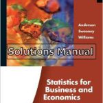 Statistics for Business and Economics 11th Edition Anderson Solutions Manual