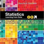 Statistics Learning from Data 2nd Edition Peck Solutions Manual