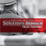 Supervision of Police Personnel 8th Edition Iannone Solutions Manual