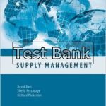 Supply Management 8th Edition Burt Test Bank