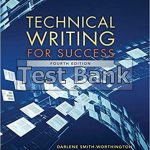 Technical Writing for Success 4th Edition Smith-Worthington Test Bank