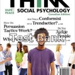 THINK Social Psychology Canadian 1st Edition Duff Test Bank
