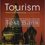 Tourism Principles Practices Philosophies 12th Edition Goeldner Test Bank