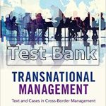 Transnational Management Text and Cases in Cross Border Management 8th Edition Bartlett Test Bank