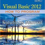Visual Basic 2012 How to Program 6th Edition Deitel Solutions Manual