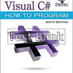 Visual C# How to Program 6th Edition Deitel Test Bank