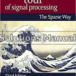Wavelet Tour of Signal Processing 3rd Edition Mallat Solutions Manual