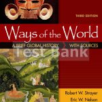 Ways of the World A Brief Global History with Sources Volume I 3rd Edition Strayer Test Bank